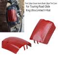 Front Brake Caliper Trim Cover for Harley Touring Road Glide King Ultra Limited V-Rod Red. 