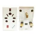 Multi Plug - Multi Socket - 5A Round Pin - Universal Multi Plug Adapter Round and Square Pin - Travel Adapter. 