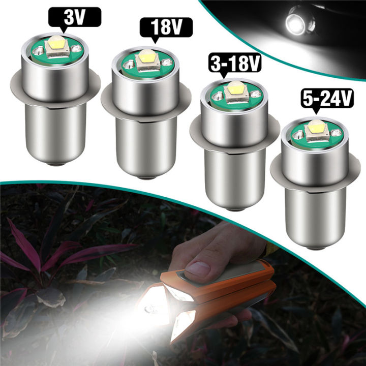 【TopazTrove】1Pcs P13.5S 3W LED Bulb For flashlights 3V 18V DC3-18V/5 ...