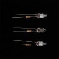 10Pcs Neon Indicator Light Green Red Blue Signs 6mm Neon Lamp Glow 2 Copper Wire 6X13mm Neon Indicator Bulbs. 
