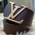 luvion vuitton Belt For Men - Brown. 