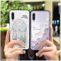 flower Anti-knock Phone Case For Samsung Galaxy A90 5G/SM-A908/A9080 Cartoon Dirt-resistant Soft case Oil Painting Cute. 