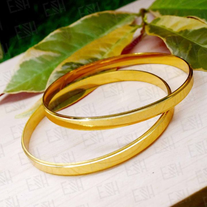 Gold%20Plated%20bangal%20Guarantee%20Plain%20Plain%20Love%20Bracelet%20gold%202%20Bangle%20Fashion%20Style%20for%20Women%20and%20girls%20bangle%20-%20Image%202