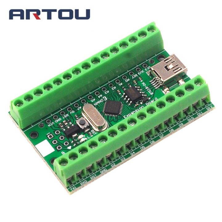 Virginia Arduino 【VA VA VOOM】CH340 Nano V3.0 ATMEGA168P Module Expansion Board ...