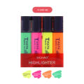 【The Quiet Page】Pastel Flat Single Head Light Color Oblique Drawing Highlighters Fluorescent Pen Markers For School Supplies 4/6/8 Pcs/set. 
