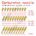 10/20 Pcs Mortorcycle Carburetor nozzle Main Jets and Slow Pilot Jets for KEIHIN OKO KOSO CVK PE PWK Carb Brass Jet Kit10PCS Car. 