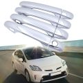 Car Exterior Door Handle Cover Trim Accessories for Toyota Prius XW30 30 Zvw30 Zvw35 2010-2015. 