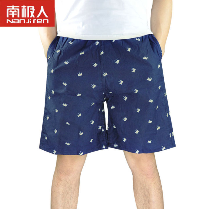 Nanjiren%20All%20Cotton%20Pajama%20Pants%20Pajamas%20Men's%20Shorts%20Loose%20Spring%20and%20Summer%20Thin%20Pure%20Cotton%20Home%20Large%20Trunks%20Shorts%20-%20Image%205