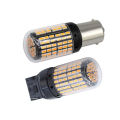 QUANBU 4 Pcs Led Light: 2 Pcs T20 7440 W21W Wy21W 144-Smd Reverse Light Led Bulbs & 2 Pcs No Hyper Flash 1156 Car Led Light. 