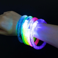 1/10Pcs LED Flash Bracelet Luminous Bangle Light-emitting Bracelet Flashing Wrist Light Band Party Lights Bangle Luminous Cheering Props. 