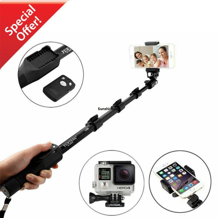 Unipod handheld stick racket - YT Yunteng remote control telescopic frame from 1288 Bluetooth with shutter