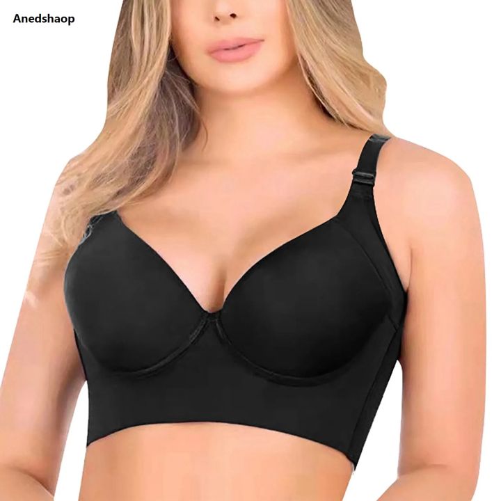 Anedshaop Back Smooth Out Shaper Bra Plus Size Wide Band Bras Shapewear New style Back Fat Smooth Underwear Top Breast Shapers F Cup