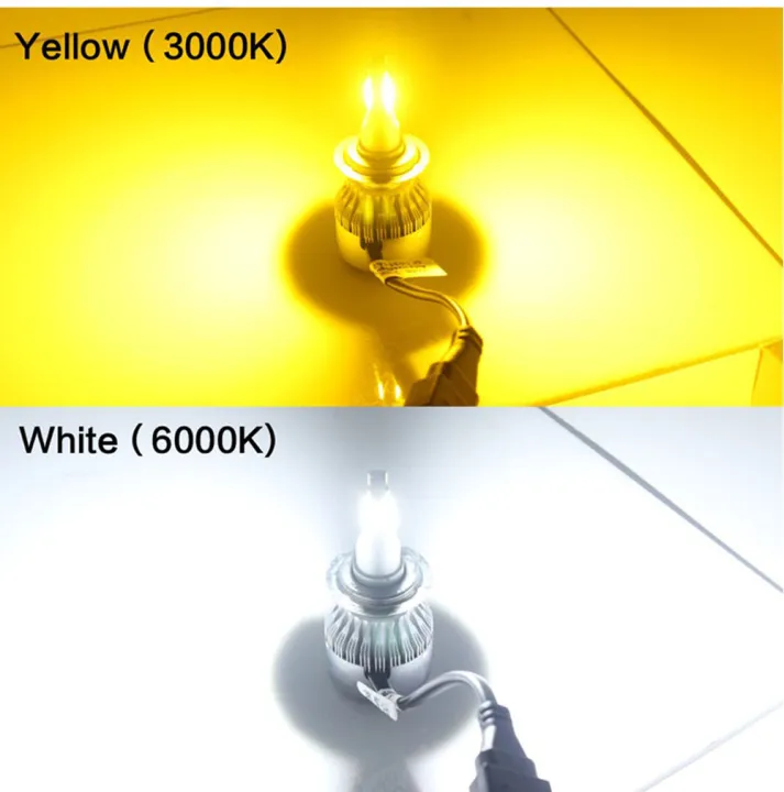 2Pcs%2020000LM%20H1%20H3%20H7%20H4%20LED%20Headlight%20Bulb%20Car%20Fog%20White%20Blue%2012V-24V%20Super%20Bright%20Plug%20And%20Play%20Fanless%20-%20Image%202