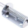 Nullmul 2X Metal Lock Barrel Bolt Spring Loaded Latch with Grip Heavy Duty for Gate Shed Door Trailer Garage. 