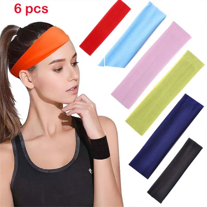 6%20pcs%20Fashion%20Sports%20Headband%20Women%20Running%20Fitness%20Yoga%20Elastic%20Hair%20Bands%20Absorbing%20Sweat%20Breathable%20Stretch%20Makeup%20Hair%20Accessories%20-%20Image%209