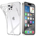 Transparent Shockproof Silicone Back Cover with Camera Guard for iPhone 16, 15, 14, 13, 12, 11, Pro, Pro Max, Mini, Xs Max, XR, SE 2020, 8, 7, 6s, 5s – Soft Clear Case for Boys & Girls. 