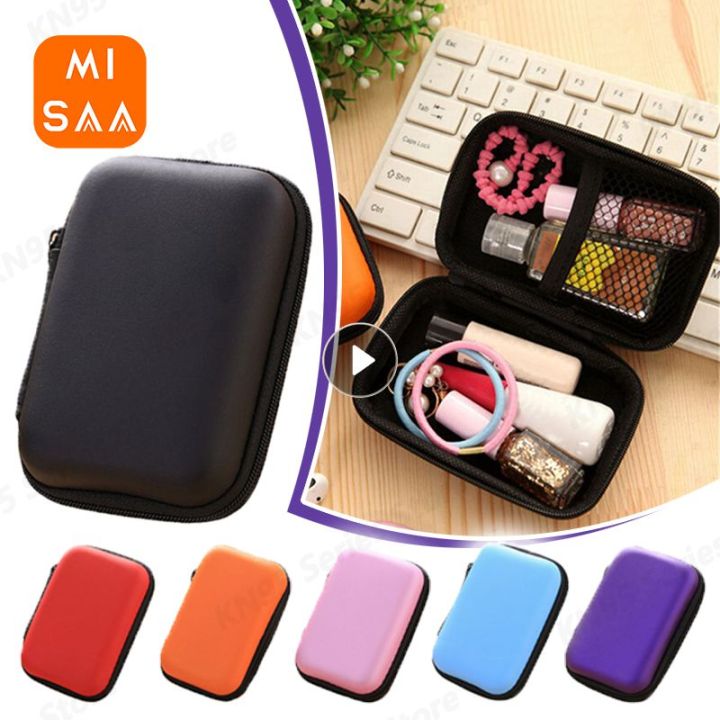 Mini Sundries Storage Bag Portable Travel Cable Organizer Memory Card Case Headphone Headset Accessories Coin Purse Earphone Bag