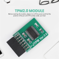 NAMUNY TPM 2.0 Encryption Security Module Remote Card LPC-14PIN Module 14Pin LPC for TPM2.0 LPC 14 Pin Security Module. 