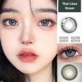 OVOLOOK-2 s/pair 10 Tone Colored Lenses for Eyes Beauty Contact Lenses Comestic Eye Color Lens 14mm for Myopia with Container. 