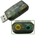 External USB Sound Card Audio Adapter Mic Speaker Audio Interface For Laptop PC. 