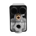 Heavy Duty Air Compressor Pressure Switch Control Valve 90 PSI -120 PSI Black. 