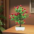 Artificial Fruit Tree Bonsai Lifelike PP Material Table Centerpiece for Indoor Outdoor Sturdy. 