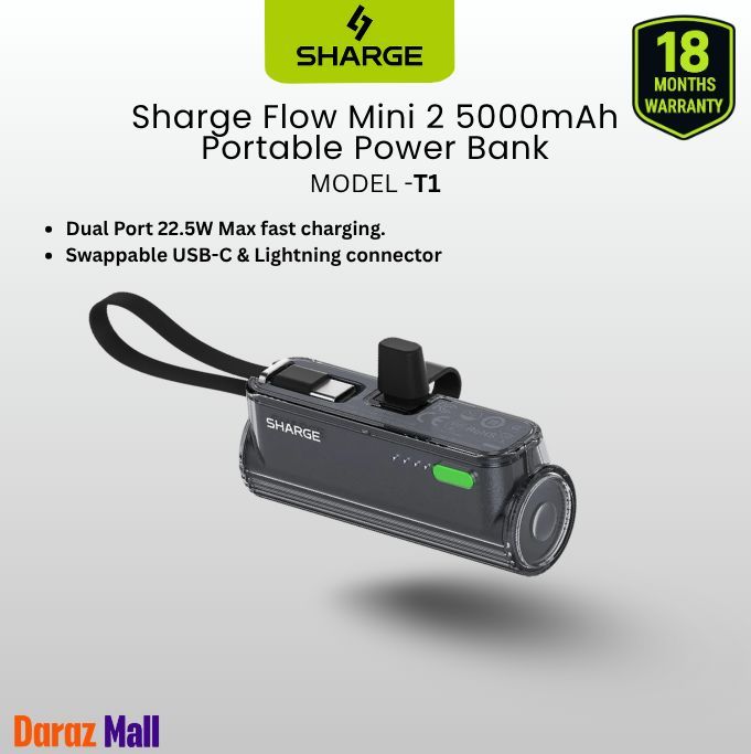 Sharge%20Flow%20Mini%202%205000mAh%20Portable%20Power%20Bank%20-%20Image%202