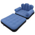 Inflatable Sofa Couch Dual Purpose Inflatable Sofa Bed Reliable Multifunction for Camping. 