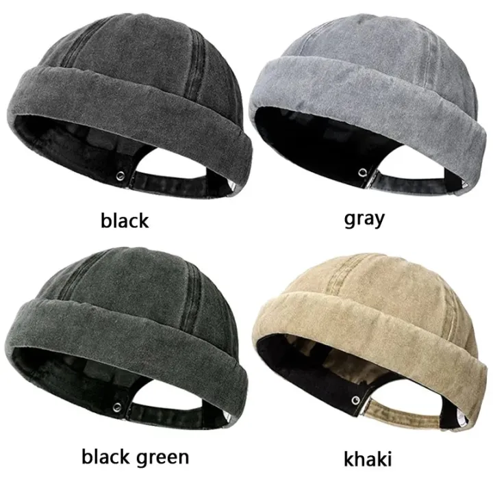 Brimless%20Docker%20Cap%20Washed%20Style%20Boy%20Girls%20Student%20Skullcap%20Hats%20Men%20Cotton%20Beanie%20Docker%20Brimless%20Hat%20Rolled%20Cuff%20Harbour%20Hats%20-%20Image%204