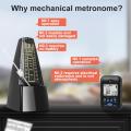Metronome Mechanical Loud Sound Metronome 40-208 Beats/min Tool Piano Violin Drum Musical Instrument метроном. 