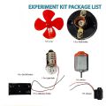 6 in 1 Students Electrical Circuit School Electronic Kits Experiment Set On/Off Lamp, Student Kits. 