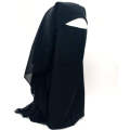 Women and girls Hijab black color tree Niqab Veil Face and eye full cover Cover Scarf Shawl. 
