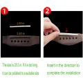 PDTYMWNG 1 Set Metal Guitar String Tuning Peg with String Winder & 1 Set Acoustic Guitar Bridge Pins. 