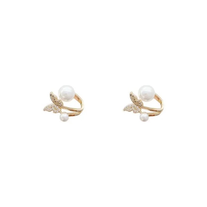 Butterfly%20Pearl%20Earrings%20Small%20And%20Stylish%20Earrings%20Women'S%20Light%20Luxury%20Earrings%20High-End%20Feeling%20Earrings%20-%20Image%206