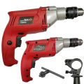 950W Electric Hammer Dual-use Positive Negative Rotation Power Tool with 13mm Chuck Key Professional Impact Drill. 