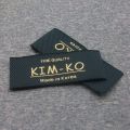 Manufacturer Custom Brand Logo High Density Garment Neck Label Luxury Woven Label for Clothing. 