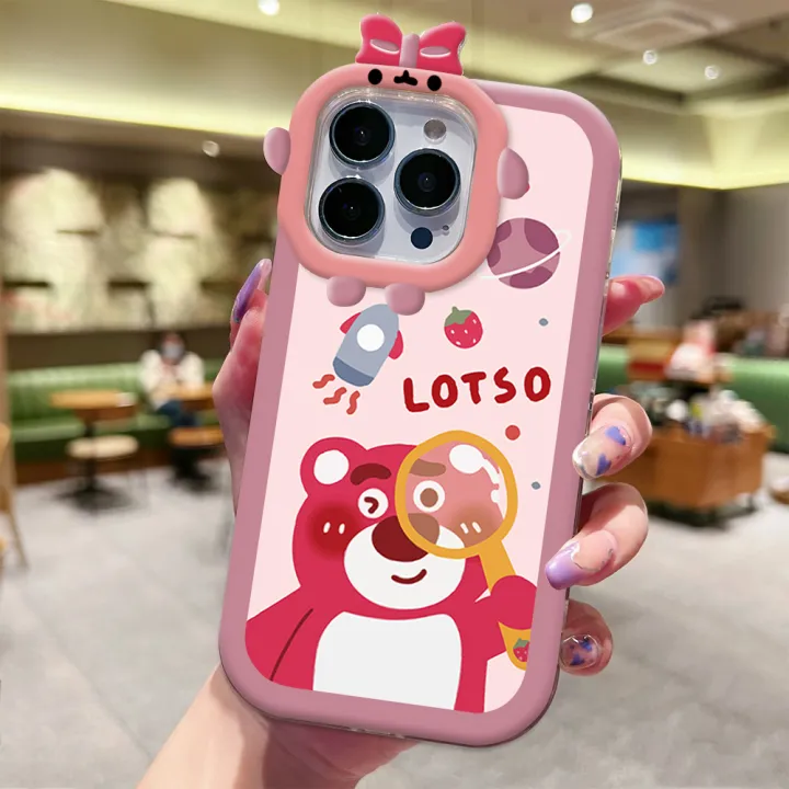 Super%20Girls%20Case%20For%20Samsung%20A12%203D%20Cute%20Cartoon%20Bear%20Lotso%20Lots-o'-Huggin'%20Little%20Monster%20Mobile%20Phone%20Casing%20Soft%20Silicone%20Cases%20Soft%20Luxury%20Cover%20Liquid%20Coque%20-%20Image%206