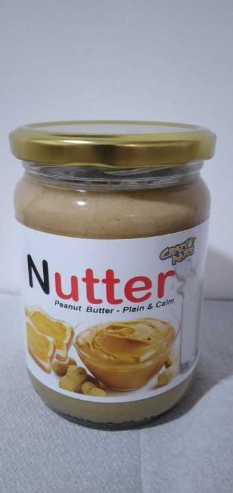 Nutter Plain Peanut Butter Spreads Plain & Calm 550g