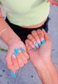 100PC Clear Nail Plastic Design False Fake Tips. 