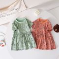 Cute Animal Summer Baby Dress Holiday Short Sleeve Kids Girls Clothing Casual. 