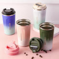 Car Water Cup Thermal Travel Cup Portable Tumbler Cup Vacuum Flask Cup Travel Coffee Mug Stainless Steel Thermos. 