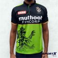 Royal Challengers Bangalore RCB Cricket Fan T Shirt - Green - Short Sleeve. 