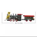 CLASSIC SMOKE TRAIN SET WITH REALISTIC SOUNDS AND LIGHTS TOY FOR KIDS. 