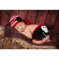 HBESTY 0-6 Months Newborn Crochet Cartoon Animal Boys Costume Baby Photography Props Photo Hat Shorts Suit Outfits. 