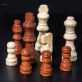 Traditional Chess Set Educational Wooden Chess Pieces for Leisure Activity. 