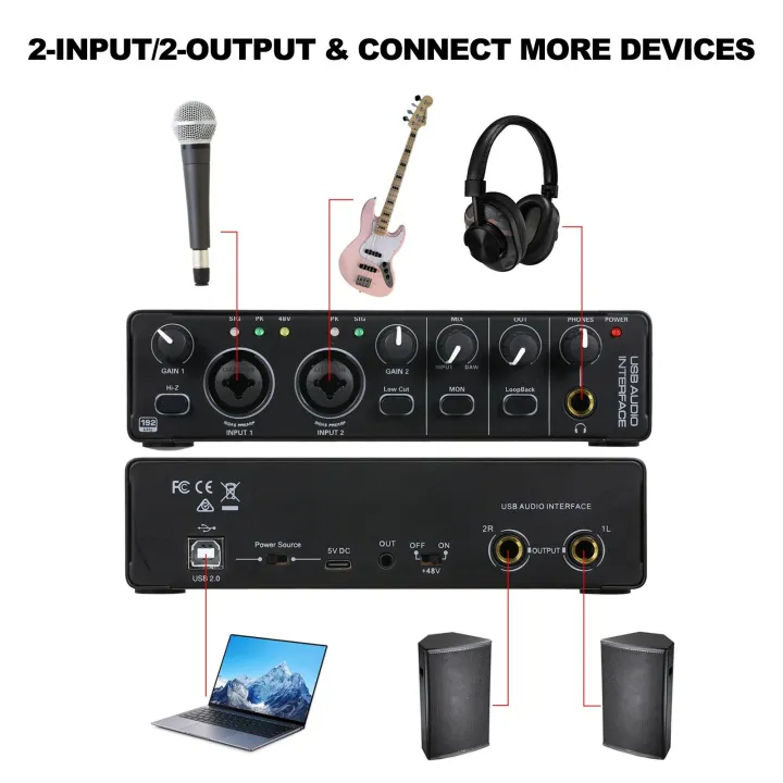 USB%20Audio%20Interface%20Sound%20Card%20RHM%202%20In%202%20Out%20Audio%20Interface%20Sound%20Board%20MD22-5%20-%20black%20-%20Image%205