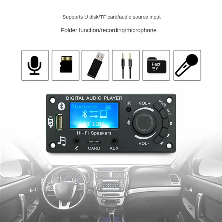 Wurrpopy-2X%20LCD%20Screen%20Display%20Mp3%20Decoder%20Board%20Bluetooth%20Module%20DIY%20Products%20Car%20Audio%20Accessories%20Audio%20Amplifier%20Board%20-%20Image%208