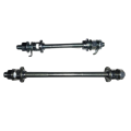 Front 150mm Rrear 180mm Mountain Bike MTB Front Rear Axle Bike Spindle Bike Solid Shaft Bicycle Wheel Hub Axle Front Back Axles. 