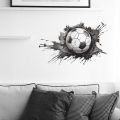 Creative Football Wall Sticker For Children's Room Decor Waterproof Soccer Decal For Kids Bedroom Wall Stickers Bedroom Living Room Wall Decals Football Stickers For Men Women Kinds Boys and Gents. 