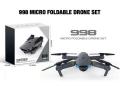 998 Micro Foldable Drone with Wide Angle HD Camera Quadcopter. 
